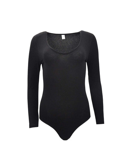 EGi Luxury Viscose Women's Bodysuit Long Sleeve. Proudly Made in Italy.