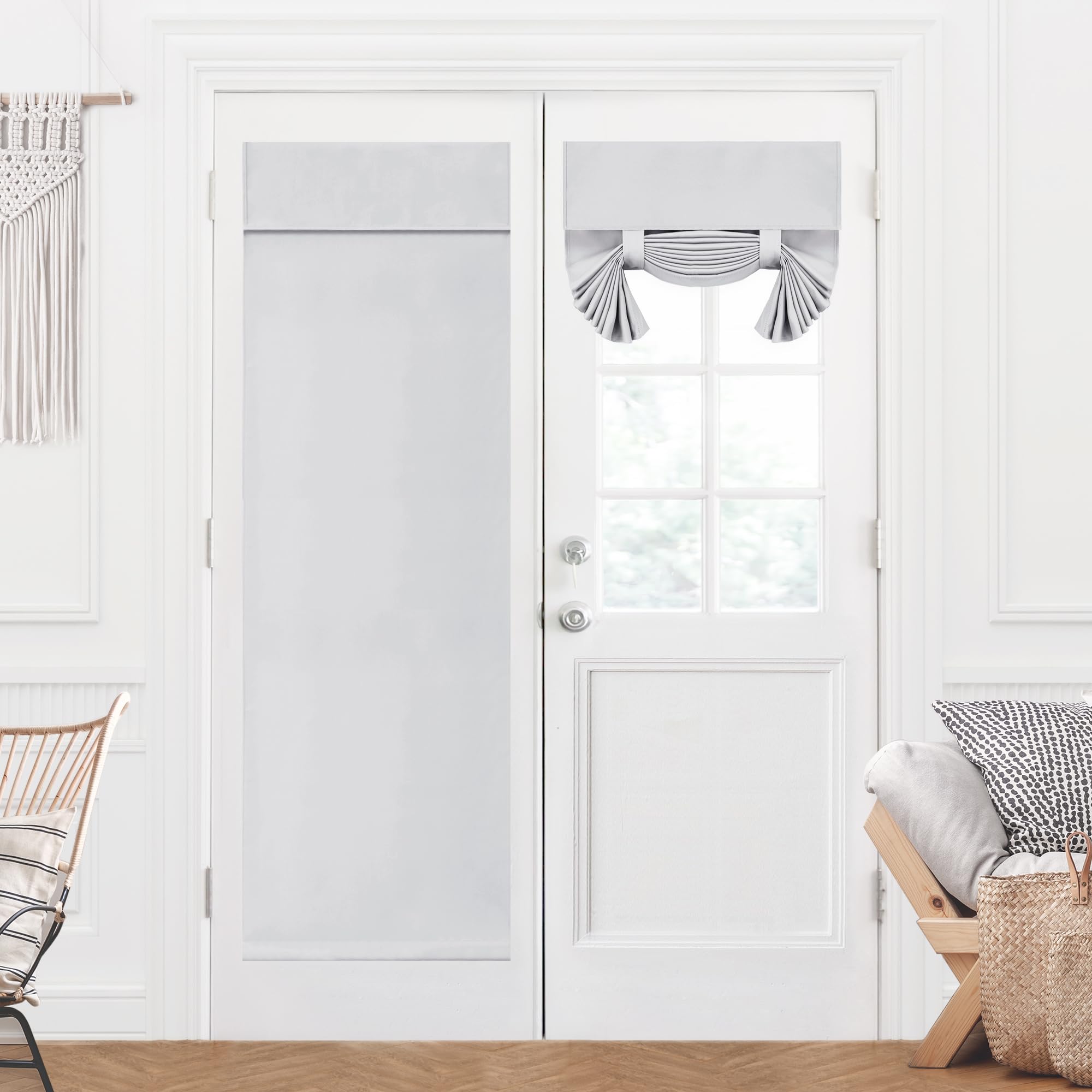 Blackout Door Curtain, Thermal Insulated, 26x80 Inch