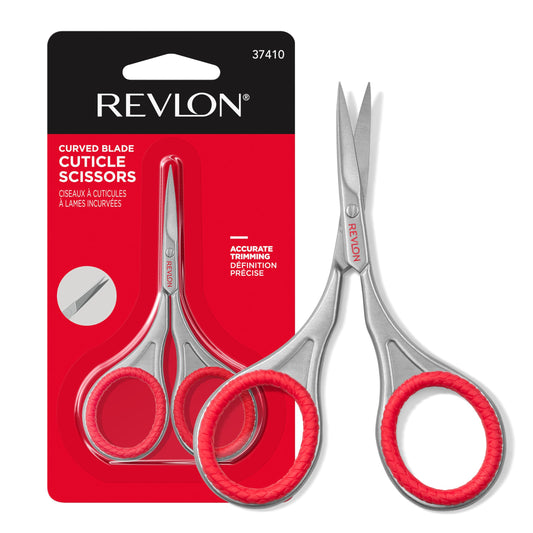 REVLON Nail Grooming Scissors, Curved Blade