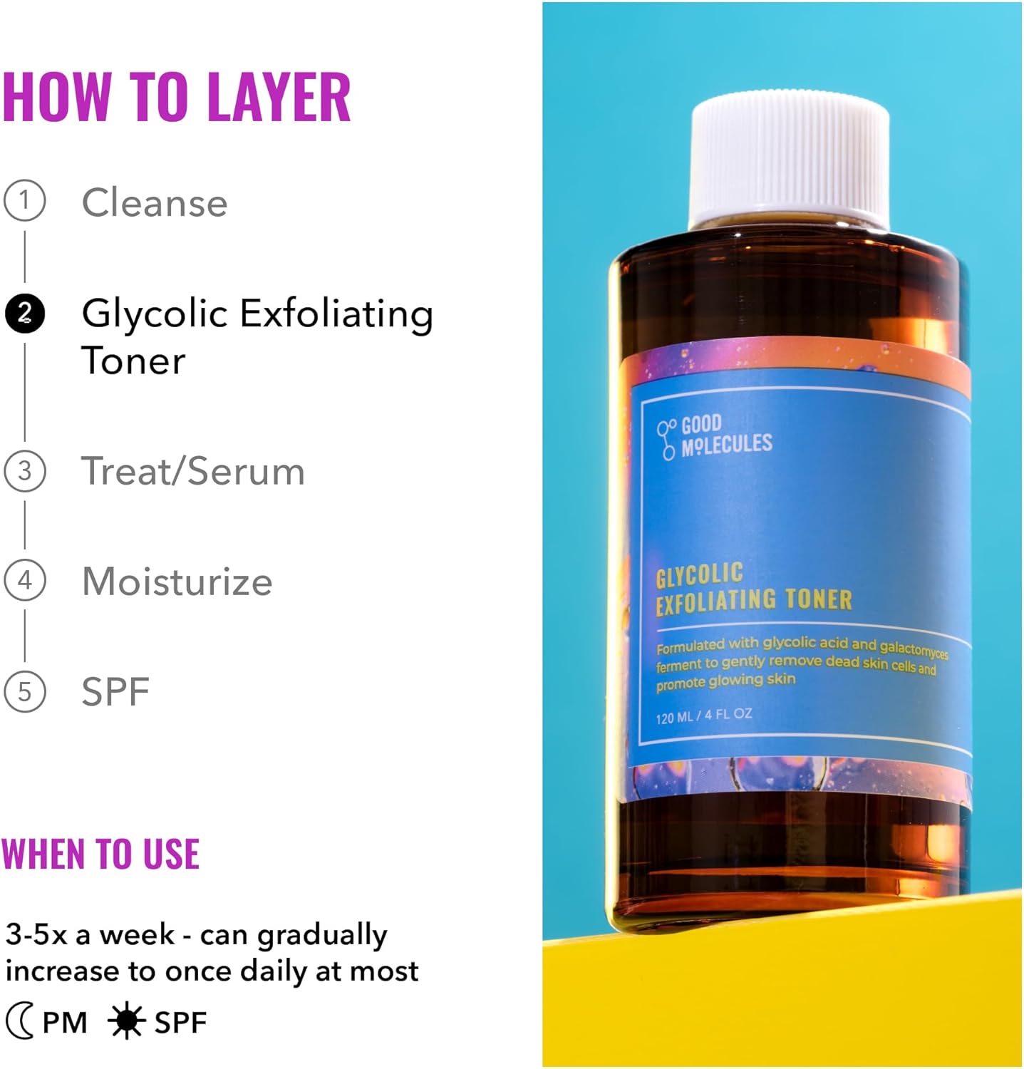 GOOD MOLECULES Glycolic Exfoliating Toner