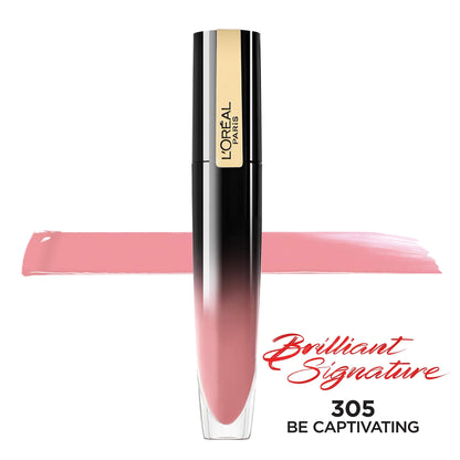 L'OREAL Brilliant Signature Shiny Lipstick