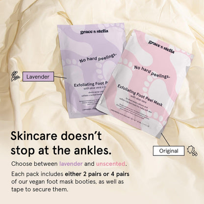 GRACE & STELLA Exfoliating Foot Peel Mask