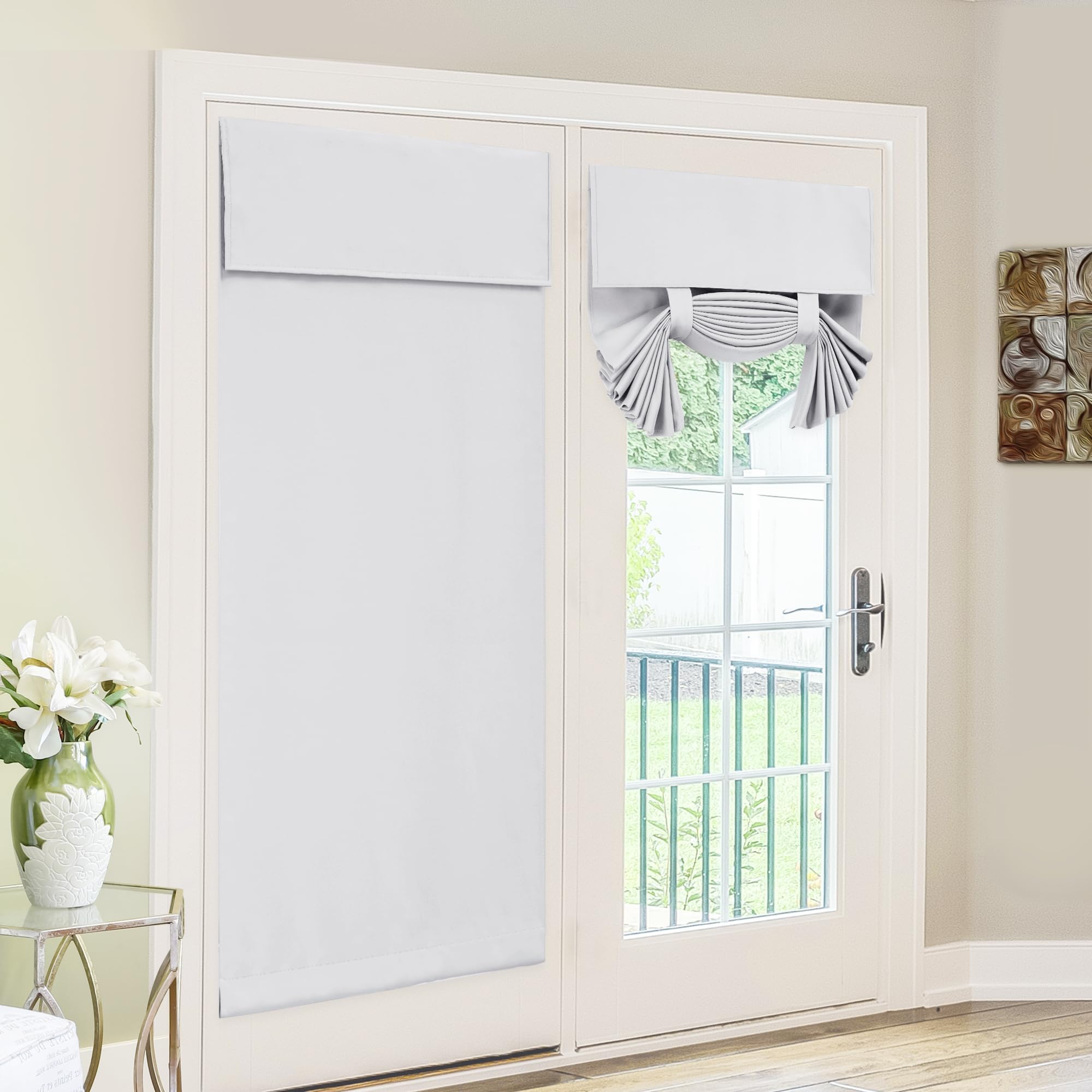 Blackout Door Curtain, Thermal Insulated, 26x80 Inch