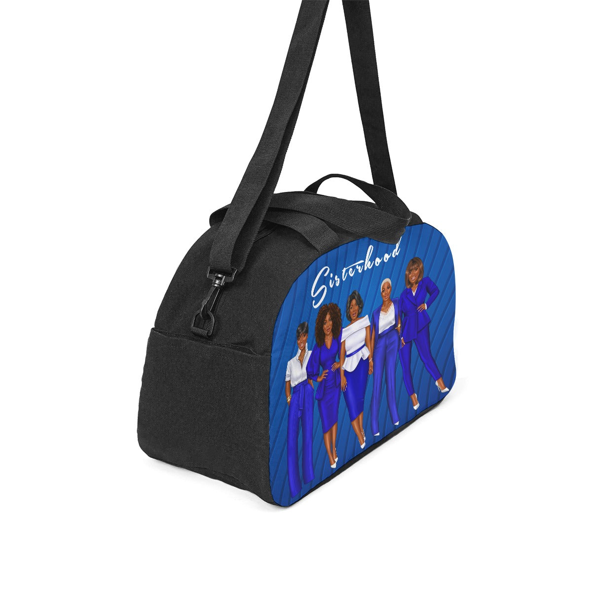 Blue Sisterhood Travel Luggage Bag, Overnight Bag, Duffel Success, Soror, Sorority,SGHRO
