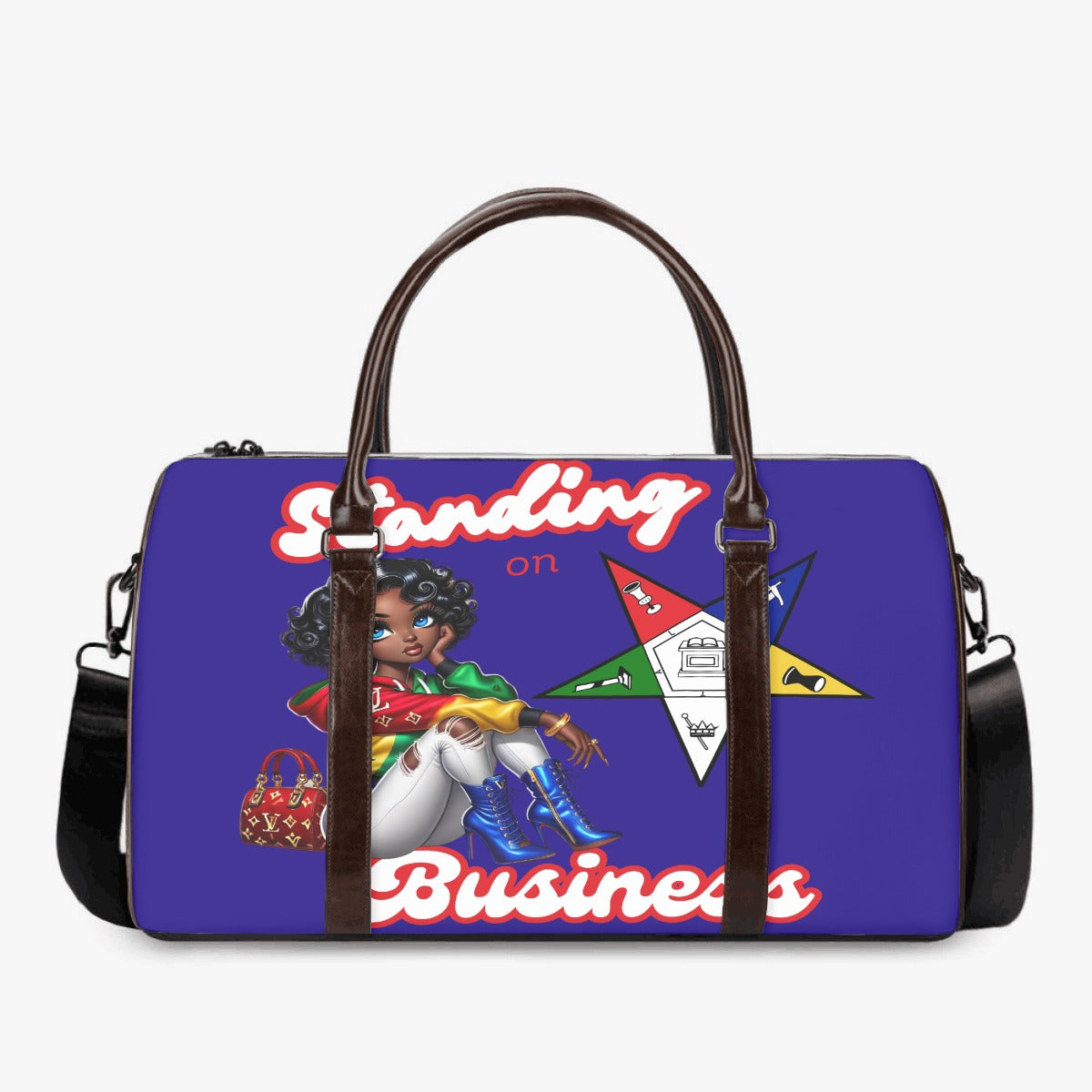 Blue Standing on Business OES Duffle Bag