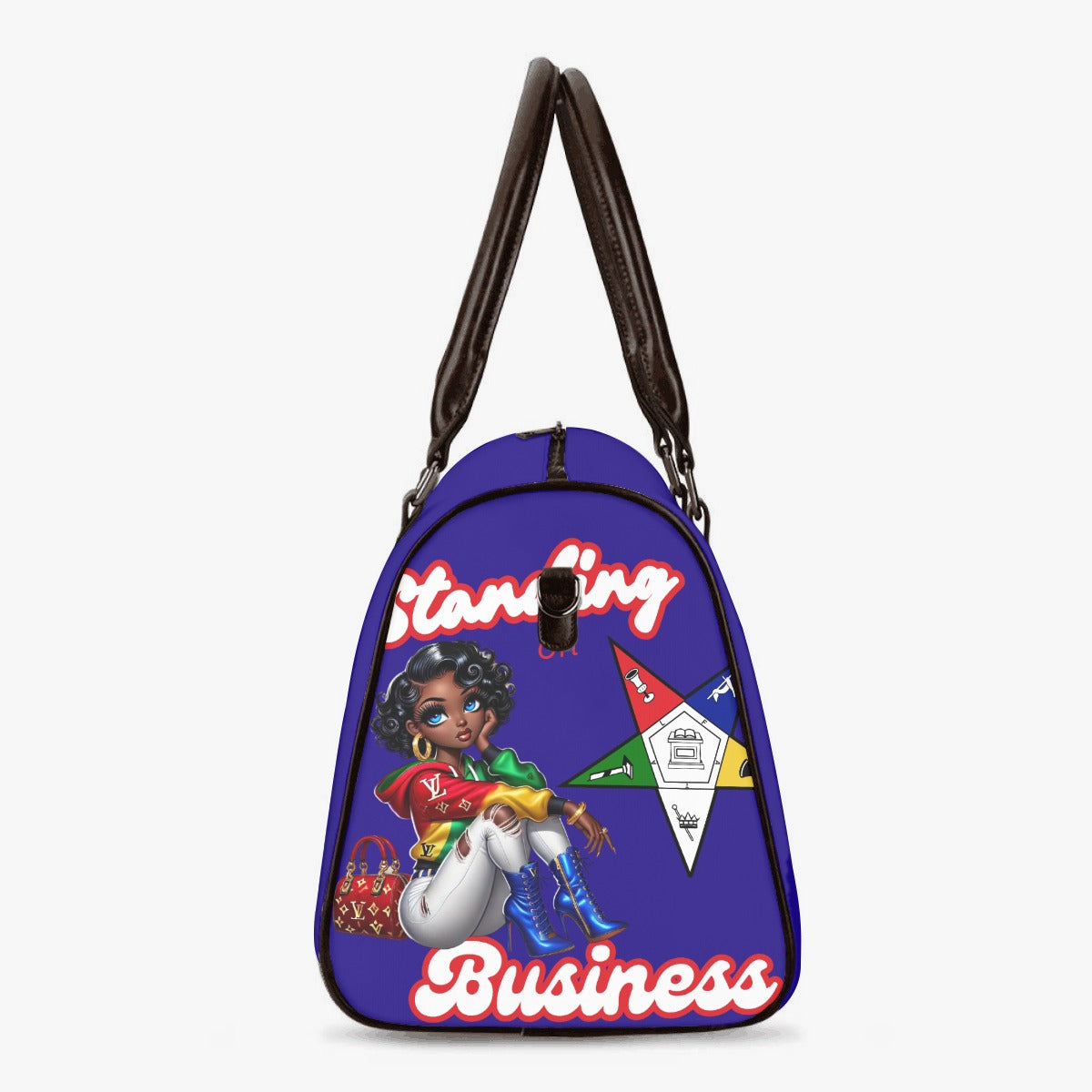 Blue Standing on Business OES Duffle Bag