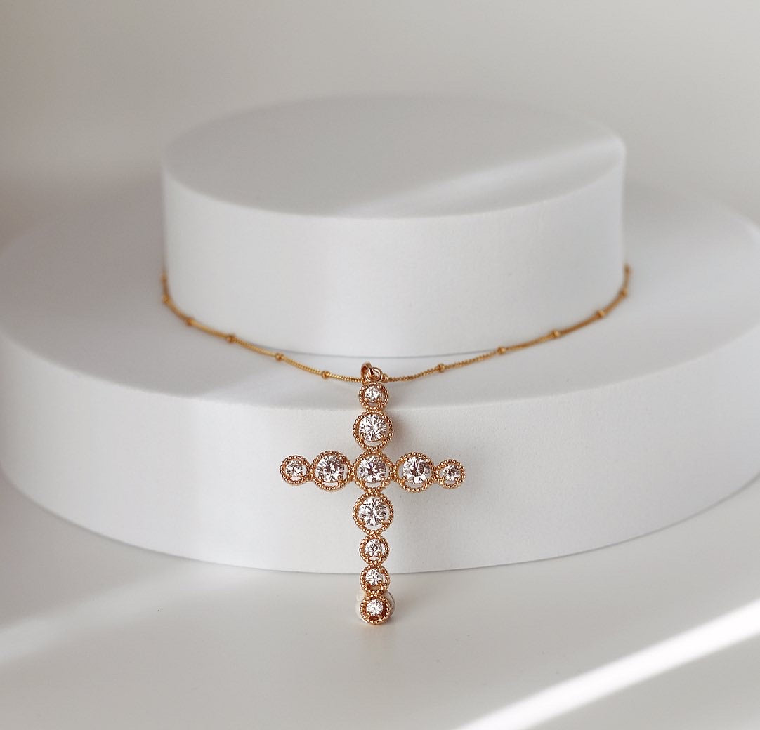 Old World Cross Necklace