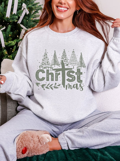 Gildan Boho Merry Christmas Sweatshirt