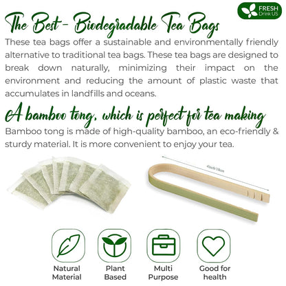 Premium Soursop Turmeric Tea Bags | Blend of Soursop Leaves, and Turmeric Root