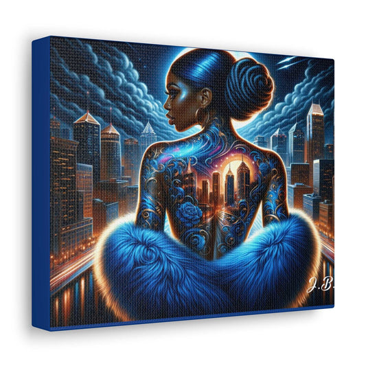 African American Blue Sky's Canvas Gallery Wraps Canvas Gallery Wraps