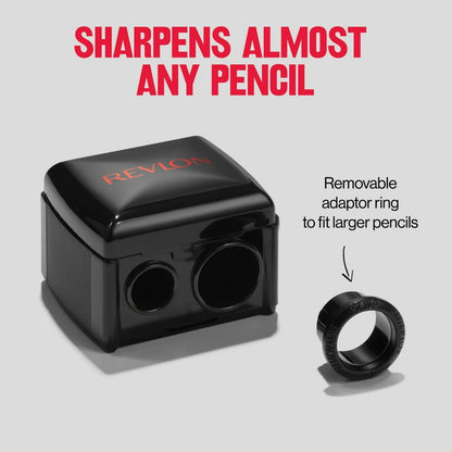 REVLON Universal Points Dual Hole Cosmetic Pencil Sharpener