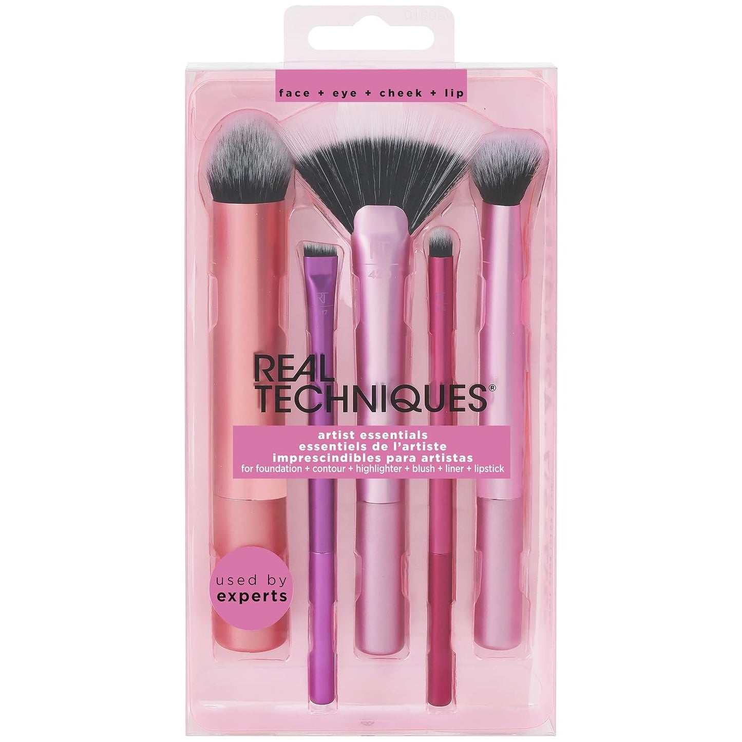 REAL TECHNIQUES  Artist Essentials Makeup Brush Set