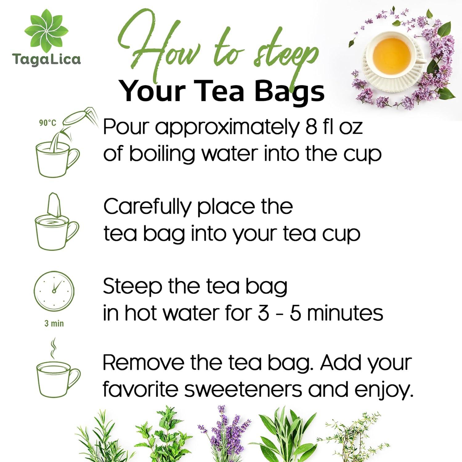 Premium Licorice Root Tea Bags, 100% Natural, Pure Licorice Root, Eco-Conscious Tea Bags, Licorice Root Herbal Tea, Licorice Root Tea. No Sugar, No Caffeine, No Gluten, Vegan