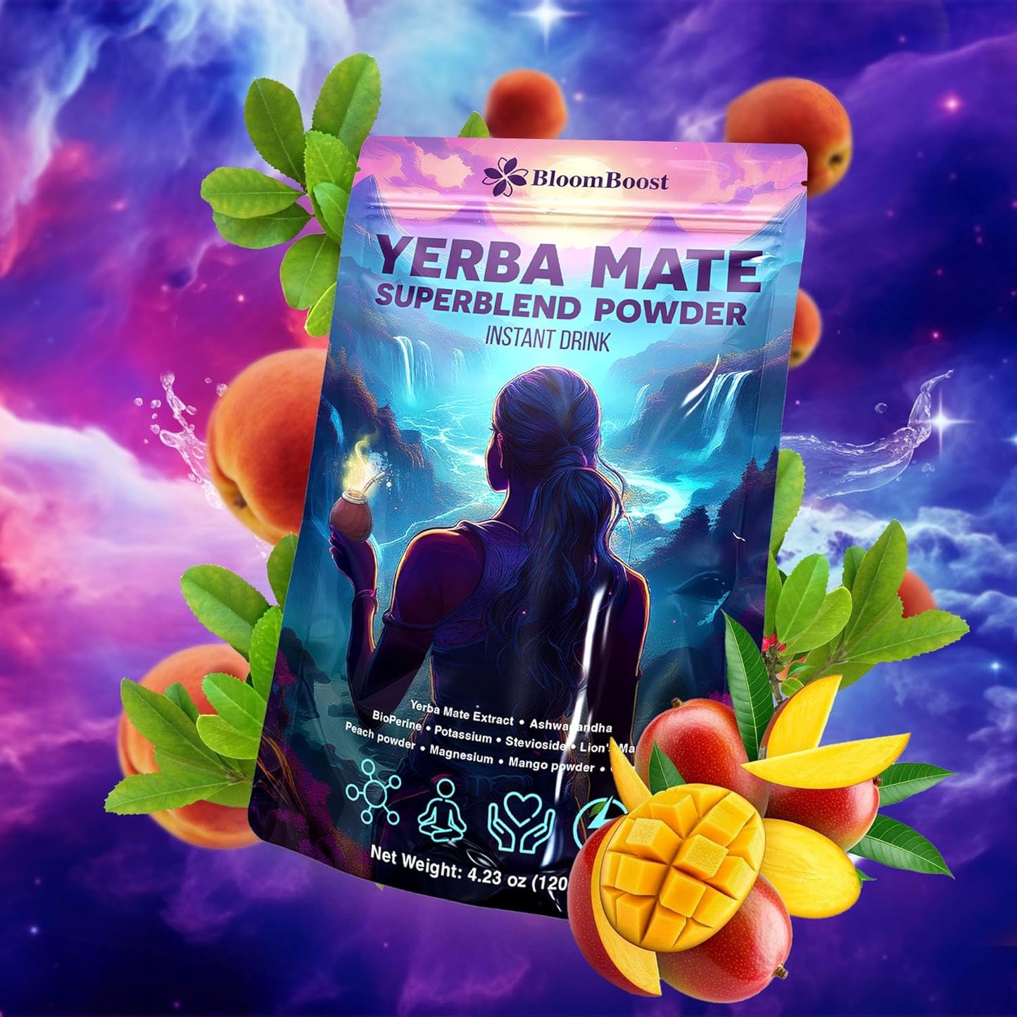 Yerba Mate Instant Tea Powder | Superfood Energy & Focus Blend