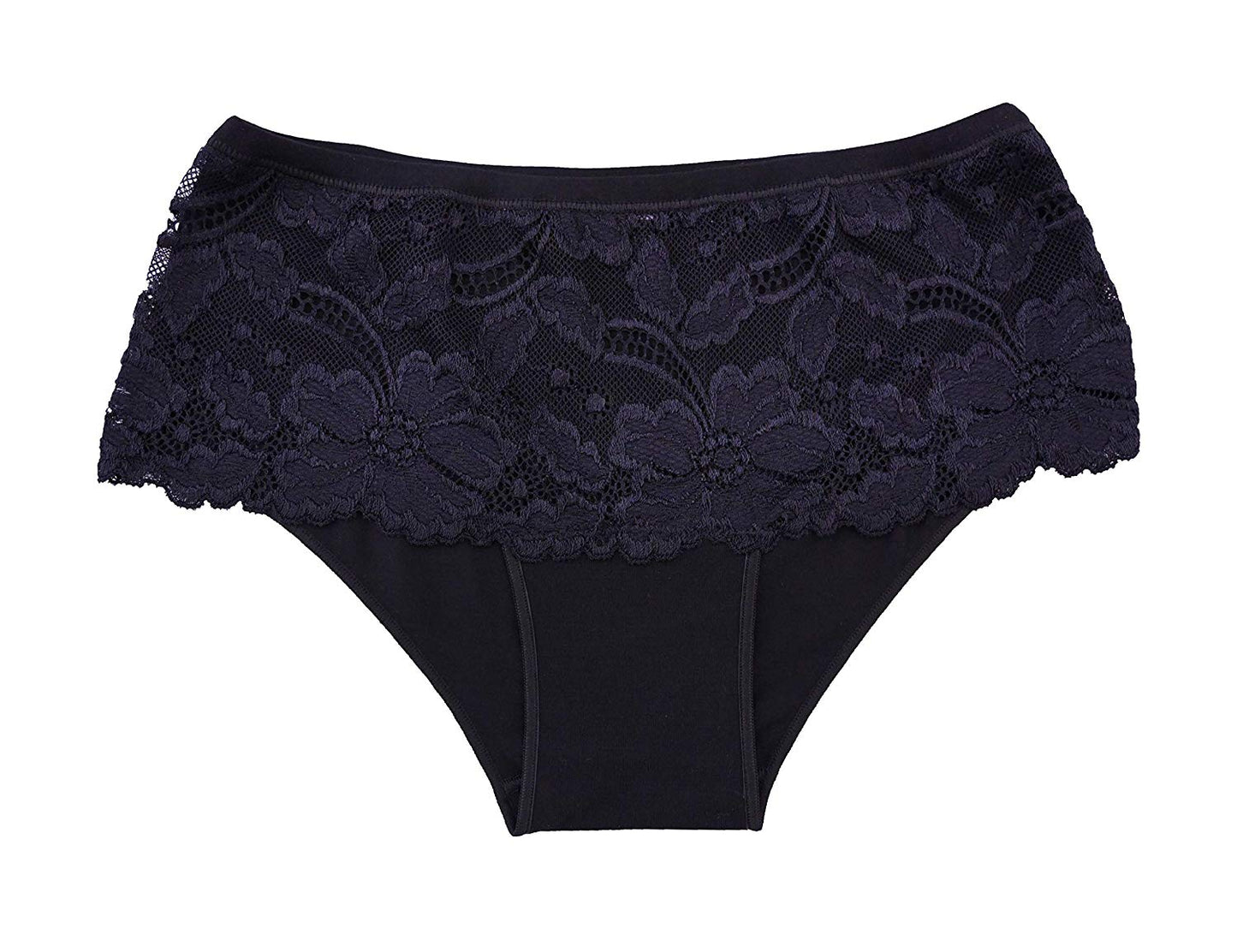 EGI Luxury Modal Women's Lace-Trimmed Briefs Panties. Proudly Made in Italy.(1153)