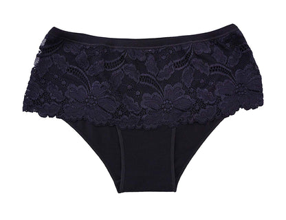 EGI Luxury Modal Women's Lace-Trimmed Briefs Panties. Proudly Made in Italy.(1153)