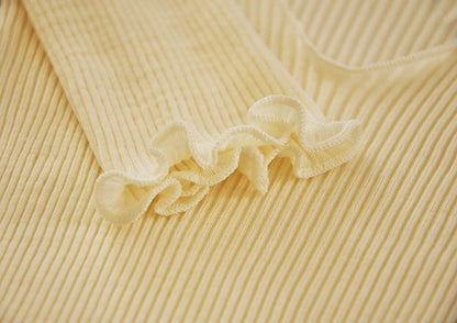 EGI Luxury Wool Silk V-Neck Long Sleeve Top. Proudly Made in Italy (1493)