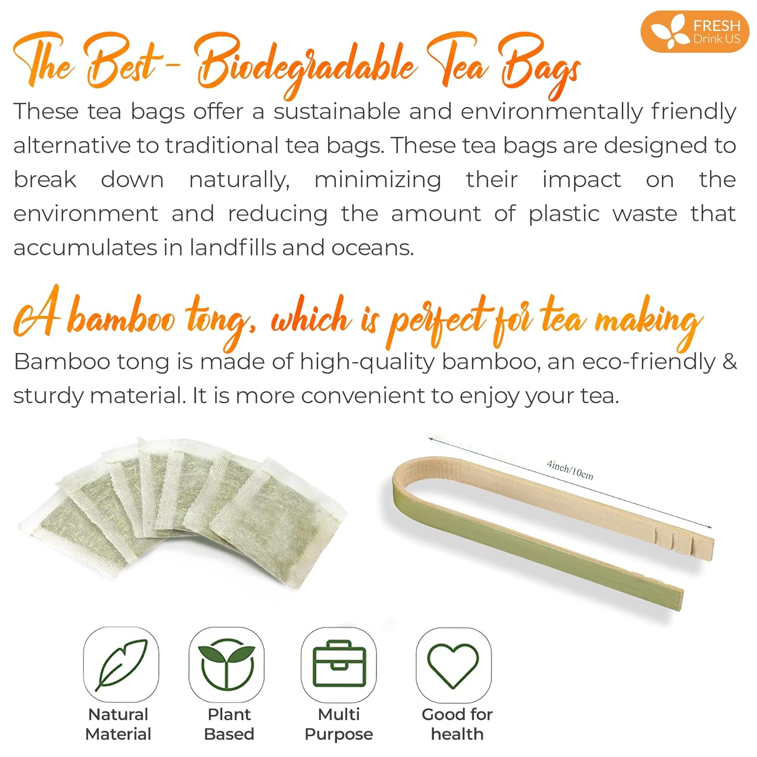 Premium Chrysanthemum Flower Tea Bags. Chrysanthemum Flower Herbal Tea. No Sugar, No Caffeine, No Gluten, Vegan.