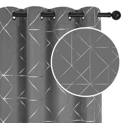 Geometric Blackout Curtains, 2 Panels