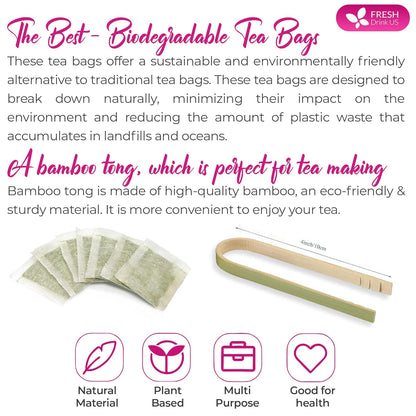 Premium Marshmallow Root and Leaf Tea Bags, 100% Natural & Pure.