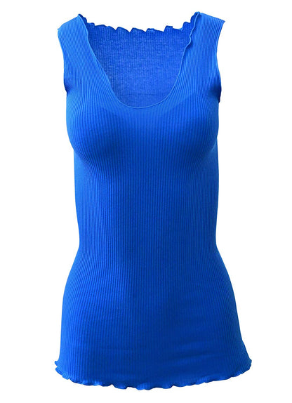 BASIC COTTON Free Spirit Premium Quality 100% Cotton Women's Tank Top. Proudly Made in Italy.