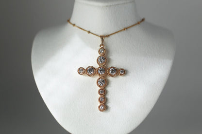 Old World Cross Necklace