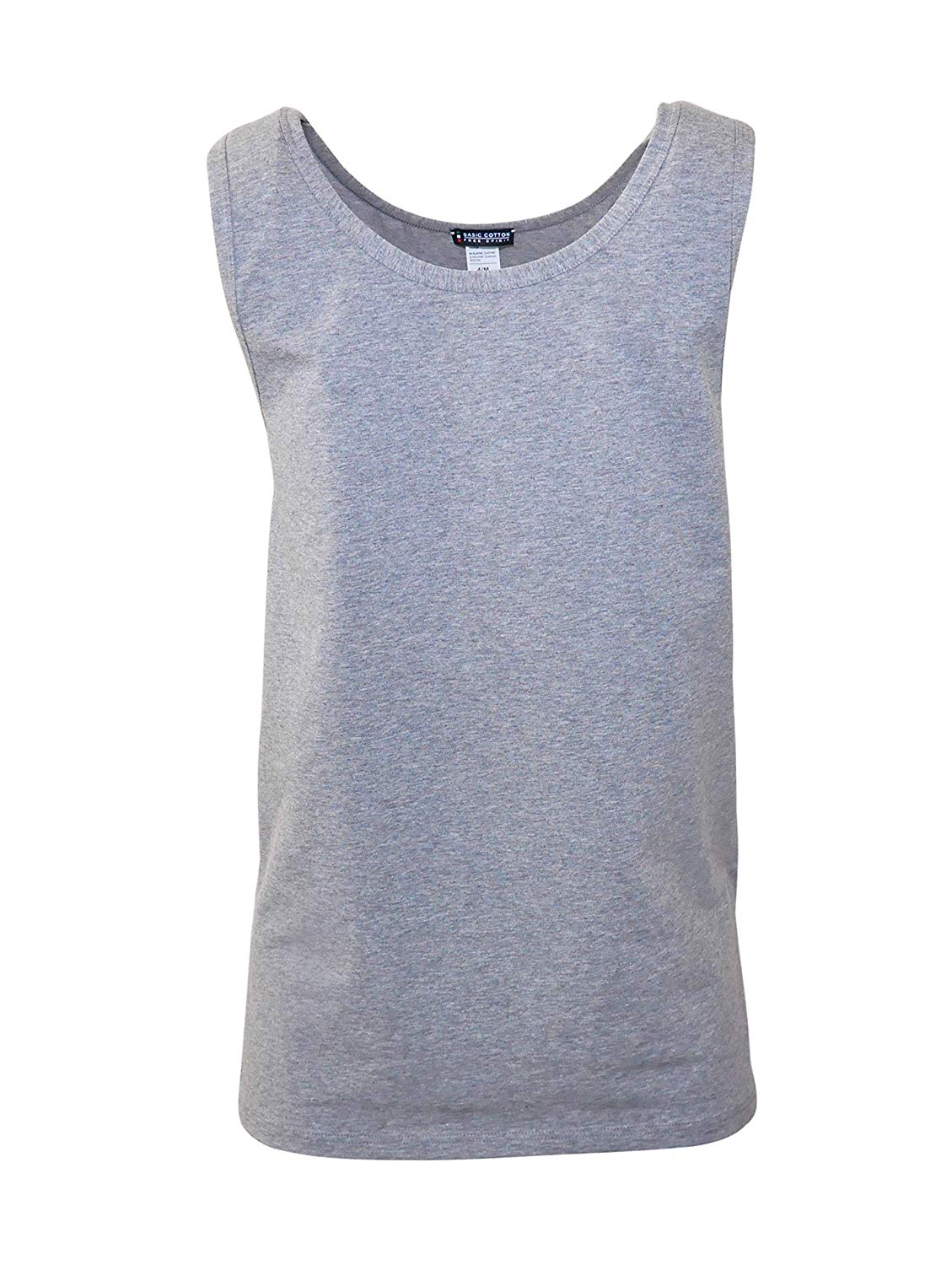 BASIC COTTON Free Spirit Premium Quality Cotton Men's Muscle Tank Top. Proudly Made in Italy (987)