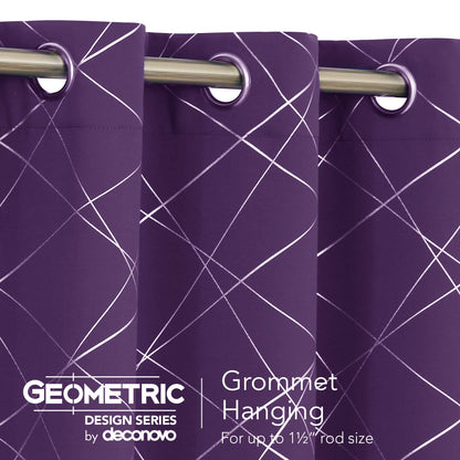 Geometric Blackout Curtains, 2 Panels