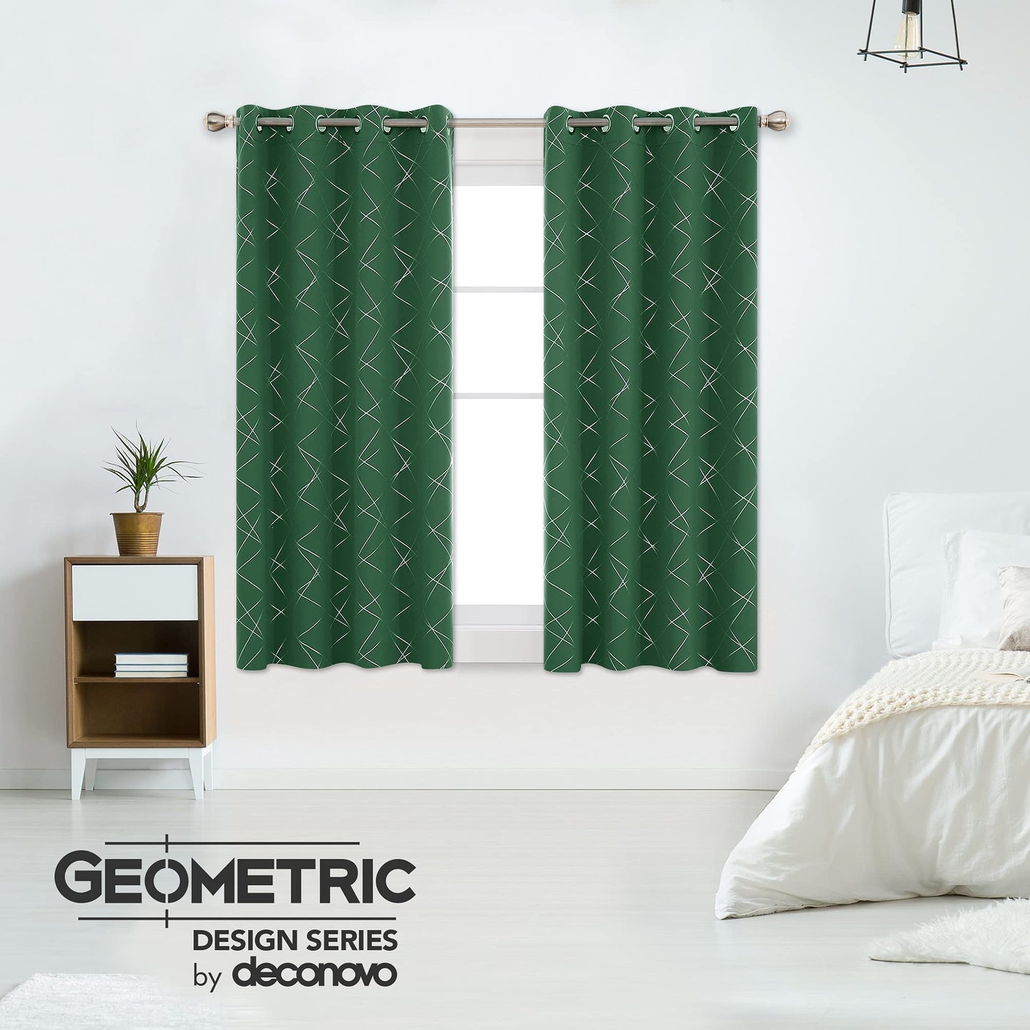 Geometric Blackout Curtains, 2 Panels