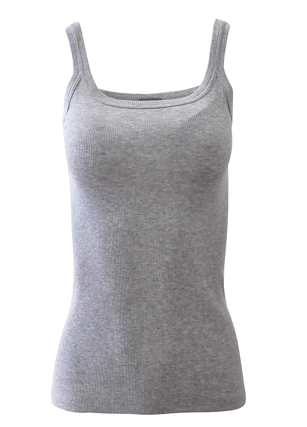 BASIC COTTON Free Spirit Premium Quality 100% Cotton Women's Tank Top. Proudly Made in Italy.