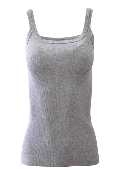 BASIC COTTON Free Spirit Premium Quality 100% Cotton Women's Tank Top. Proudly Made in Italy.