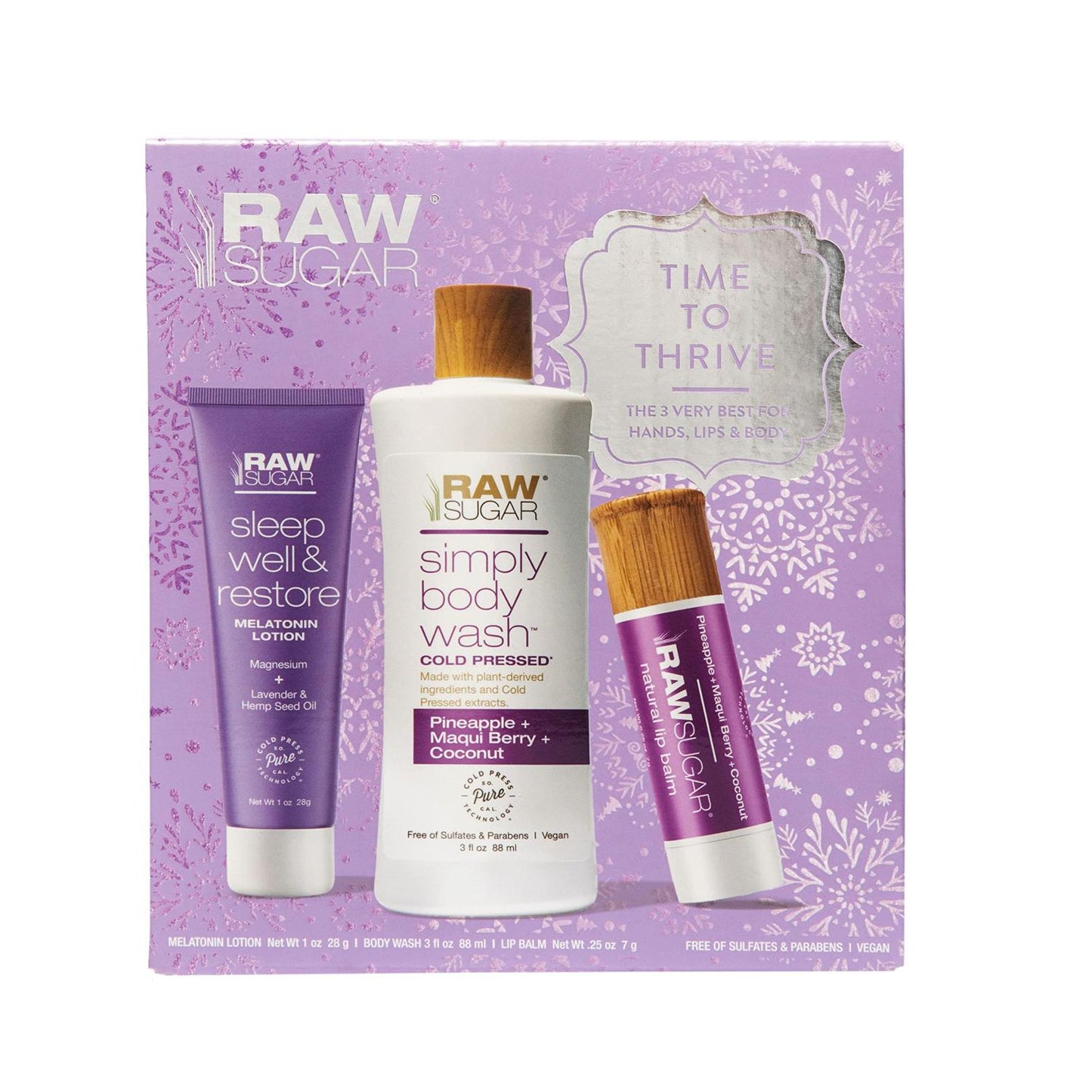 RAW Sugar Time To Thrive Gift Set