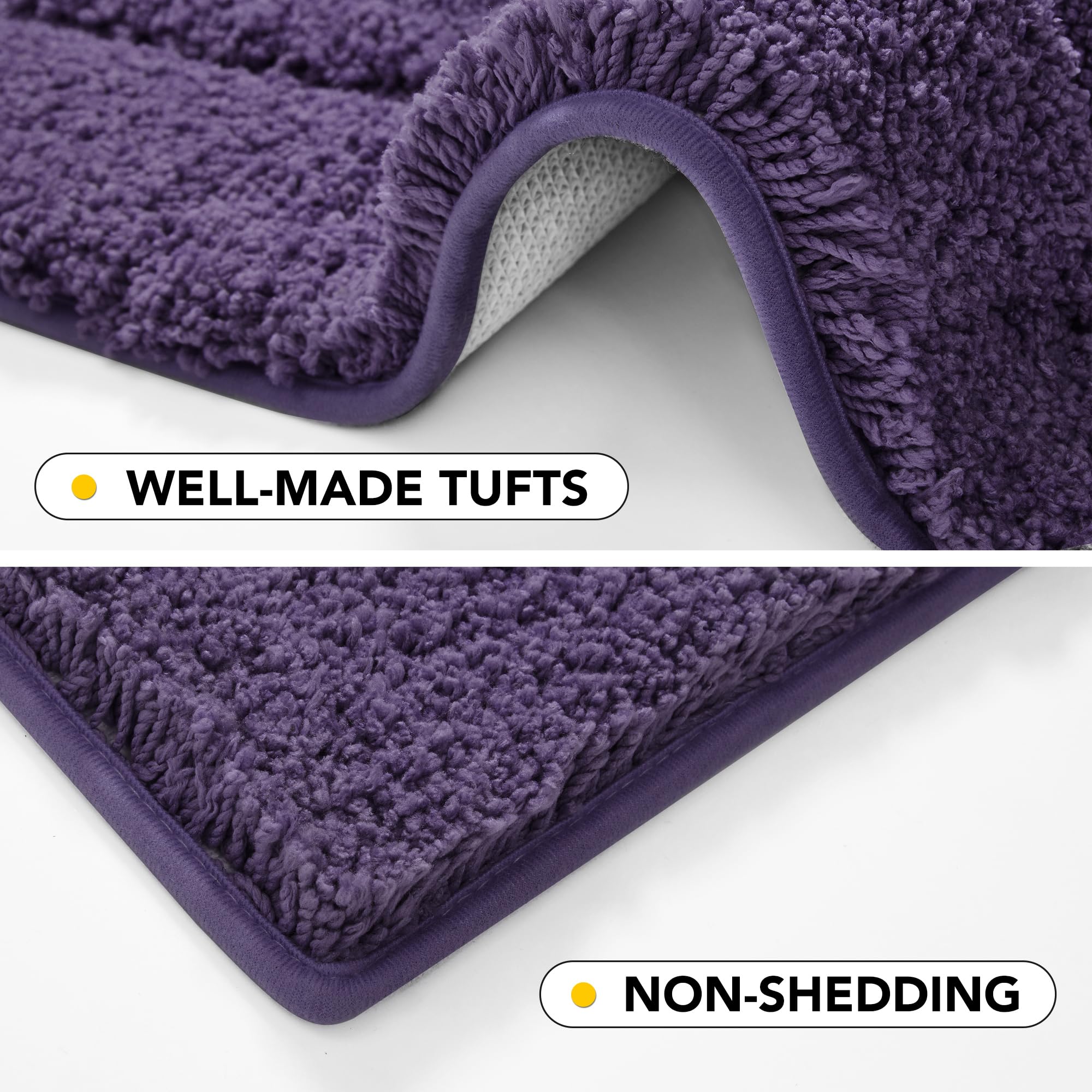 Quick Dry Plush Bathroom Rug