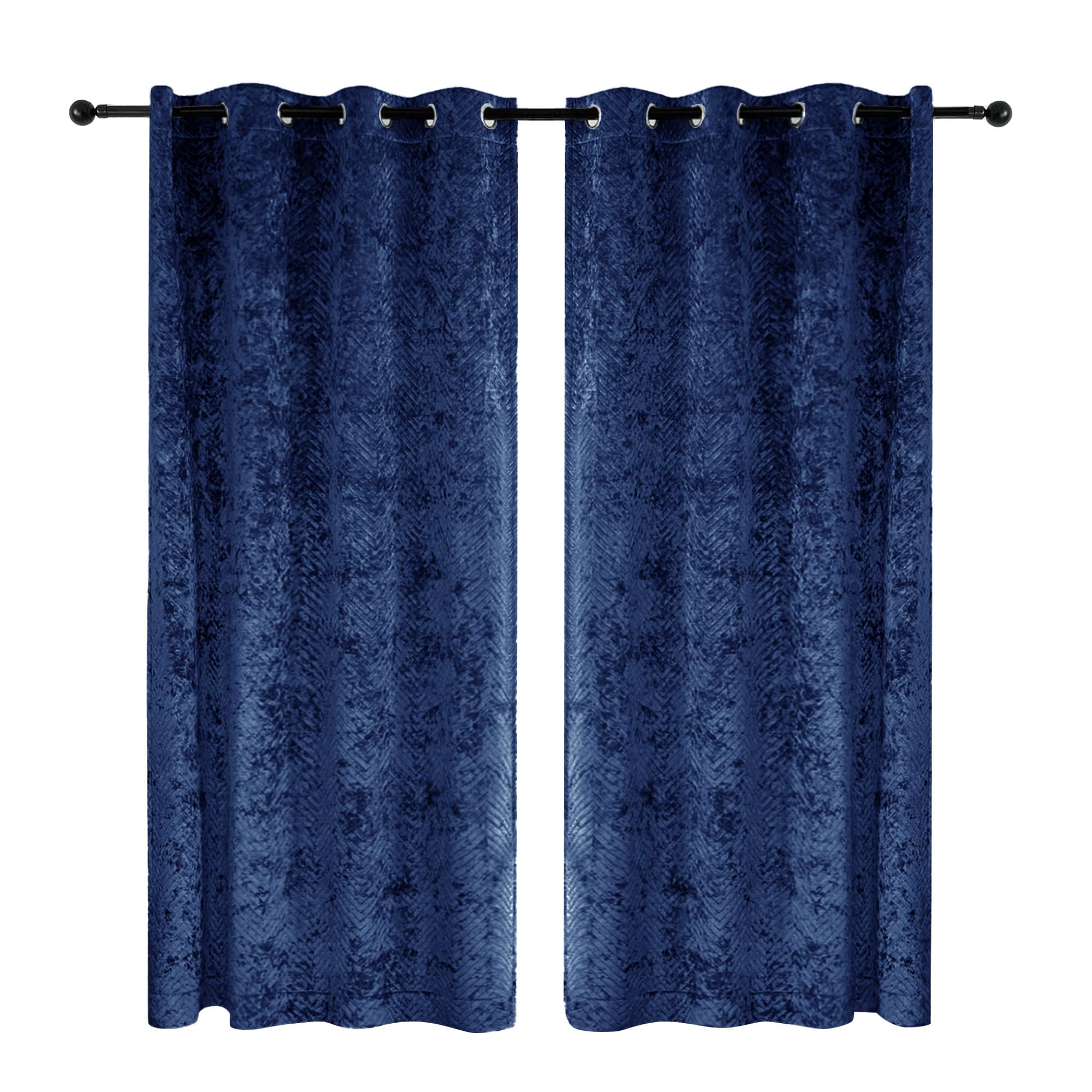 Double Layer Velvet Door Curtain, 100% Blackout, 1 Panel