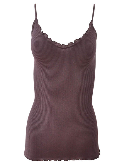 BASIC COTTON Free Spirit Premium Quality 100% Cotton Women's Spaghetti Straps Top Made in Italy
