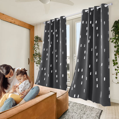 Geometric Blackout Curtains, 2 Panels