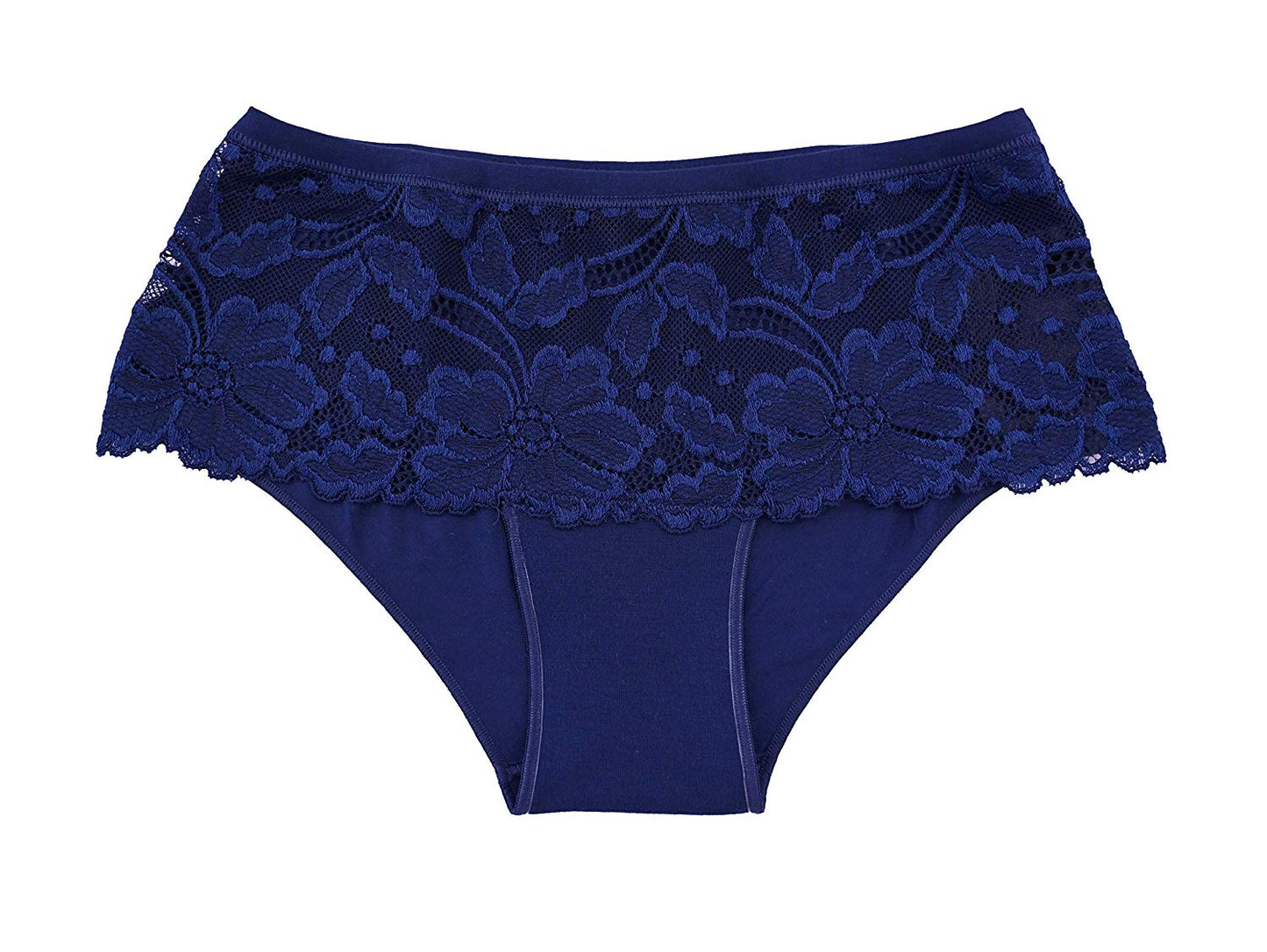 EGI Luxury Modal Women's Lace-Trimmed Briefs Panties. Proudly Made in Italy.(1153)
