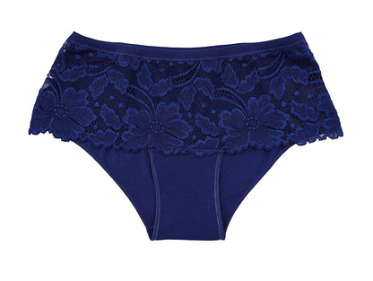 EGI Luxury Modal Women's Lace-Trimmed Briefs Panties. Proudly Made in Italy.(1153)