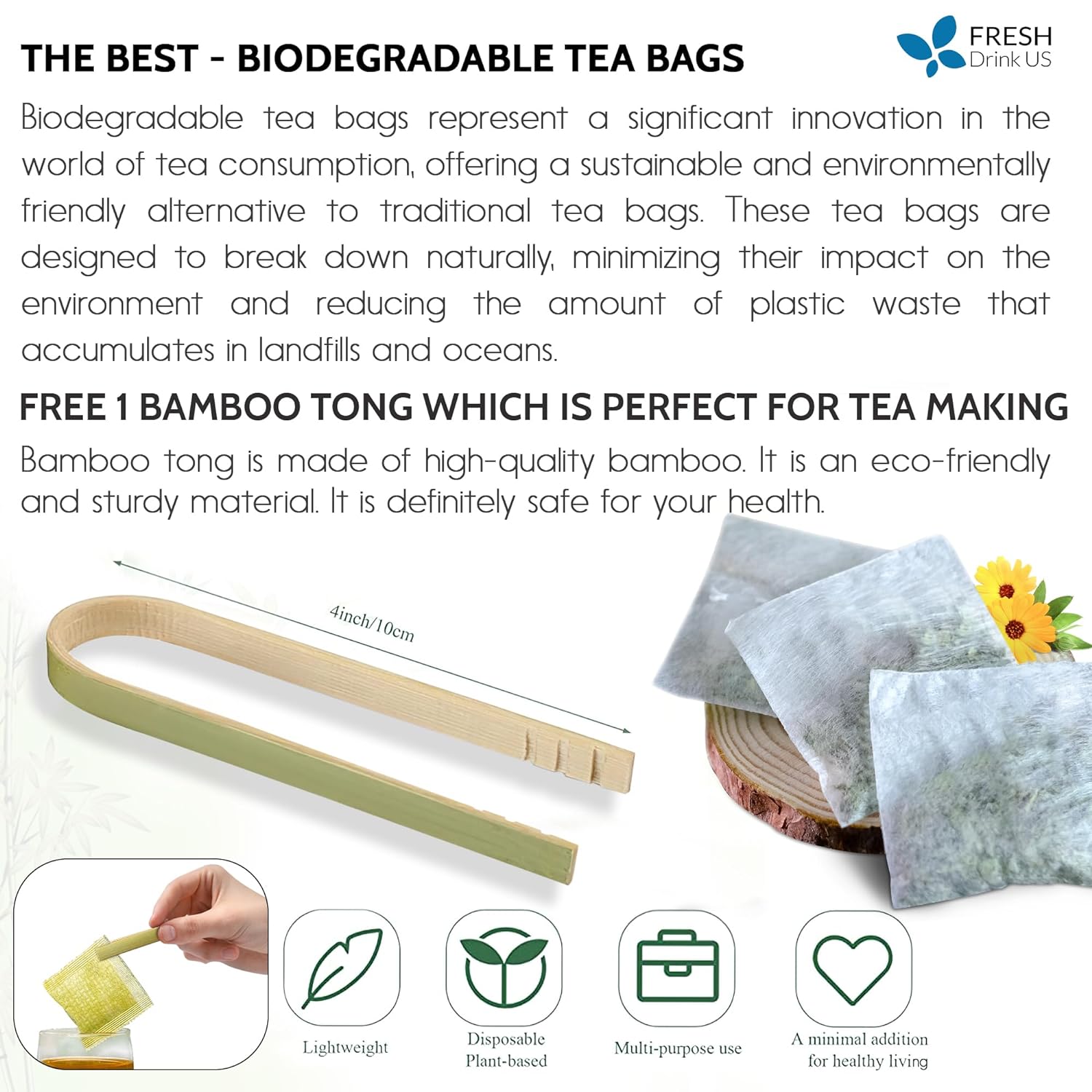 Neem Leaf Tea Bags, 100% Natural and Pure from Neem Leaves. Loose Leaf Neem Herbal Tea. Neem Leaf Tea. No Sugar, No Caffeine, No Gluten, Vegan.