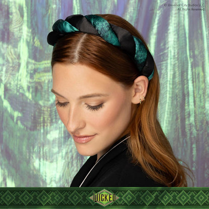 WICKED By Conair Elphaba Satin Twisted Spa Headband