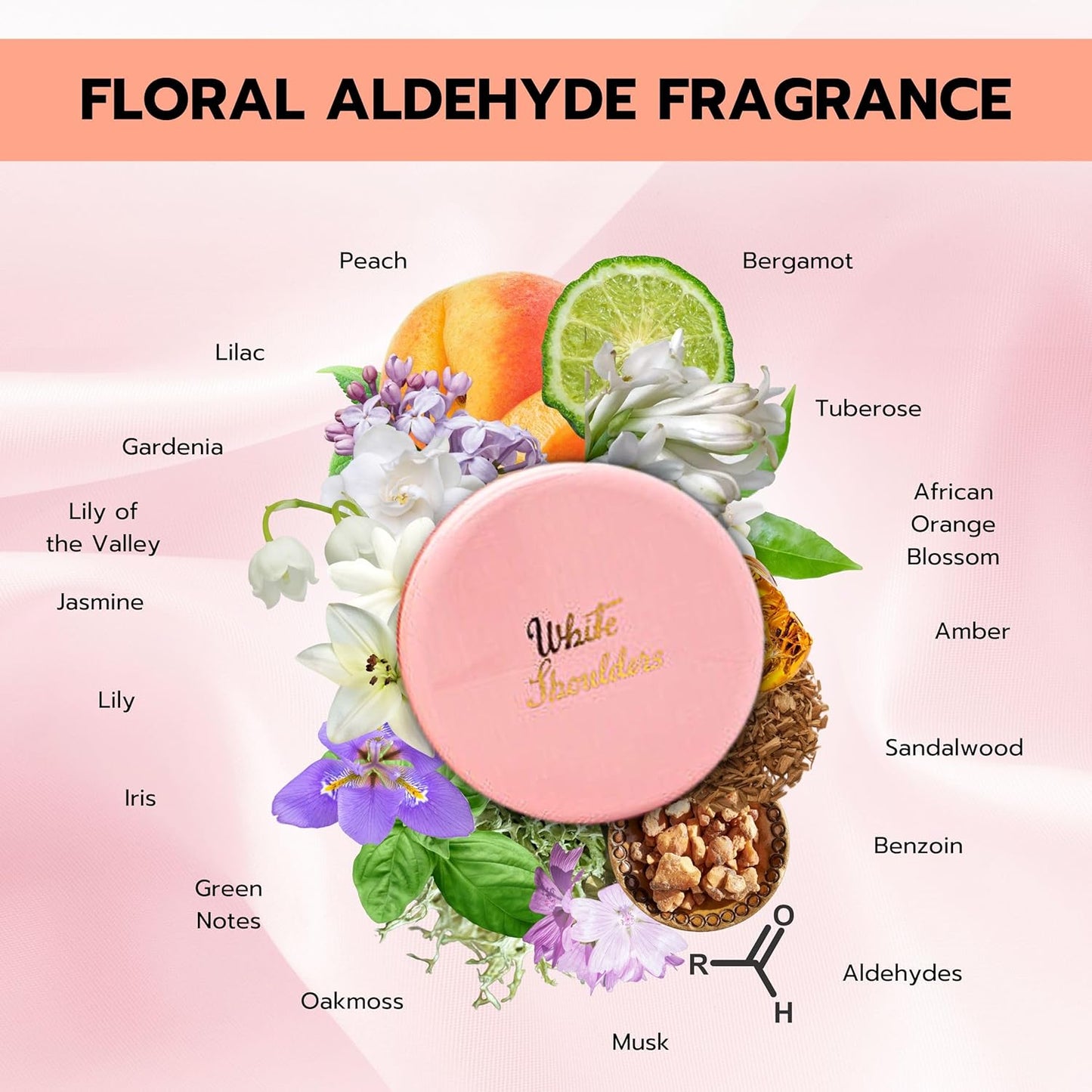 WHITE SHOULDERS Bath Powder