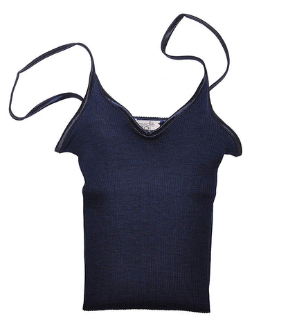 EGi Luxury Wool Silk Camisole Spaghetti Straps Top. Proudly Made in Italy (1407)