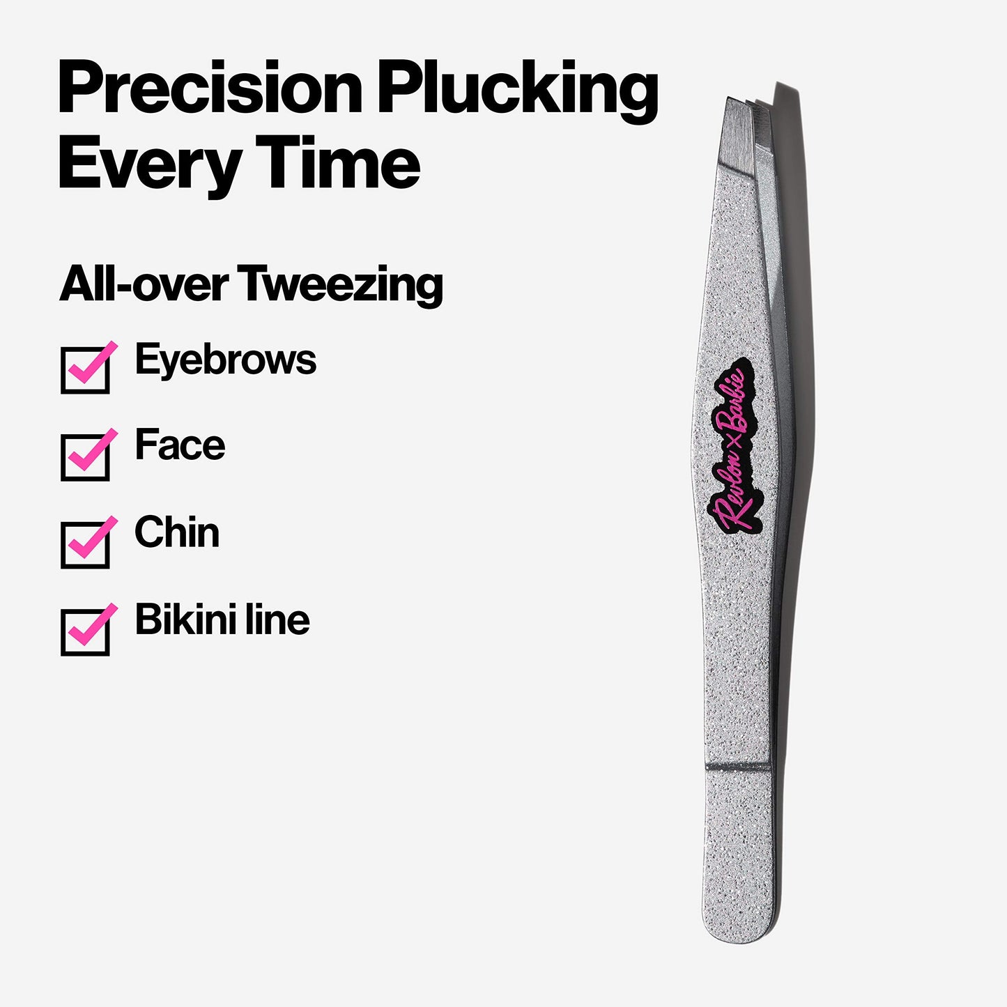 REVLON x Barbie Slant Tip Tweezer
