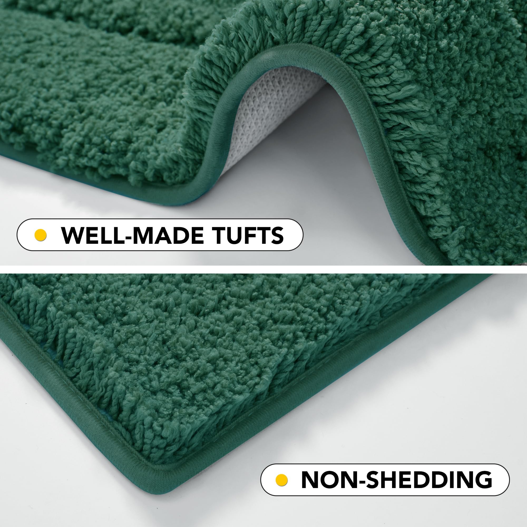 Quick Dry Plush Bathroom Rug