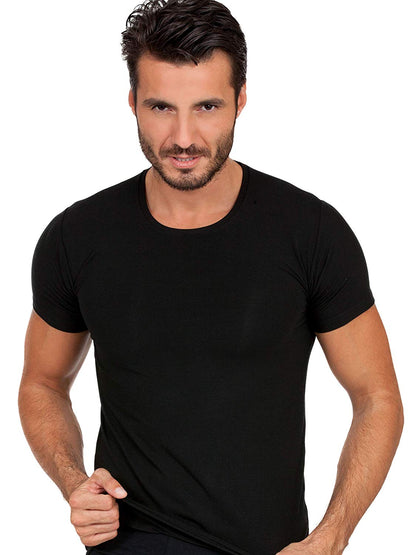 EGI Luxury Modal Men's Crew Neck T-Shirt. Proudly Made in Italy.