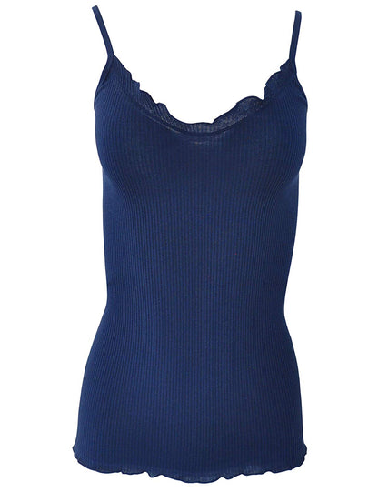 BASIC COTTON Free Spirit Premium Quality 100% Cotton Women's Spaghetti Straps Top Made in Italy