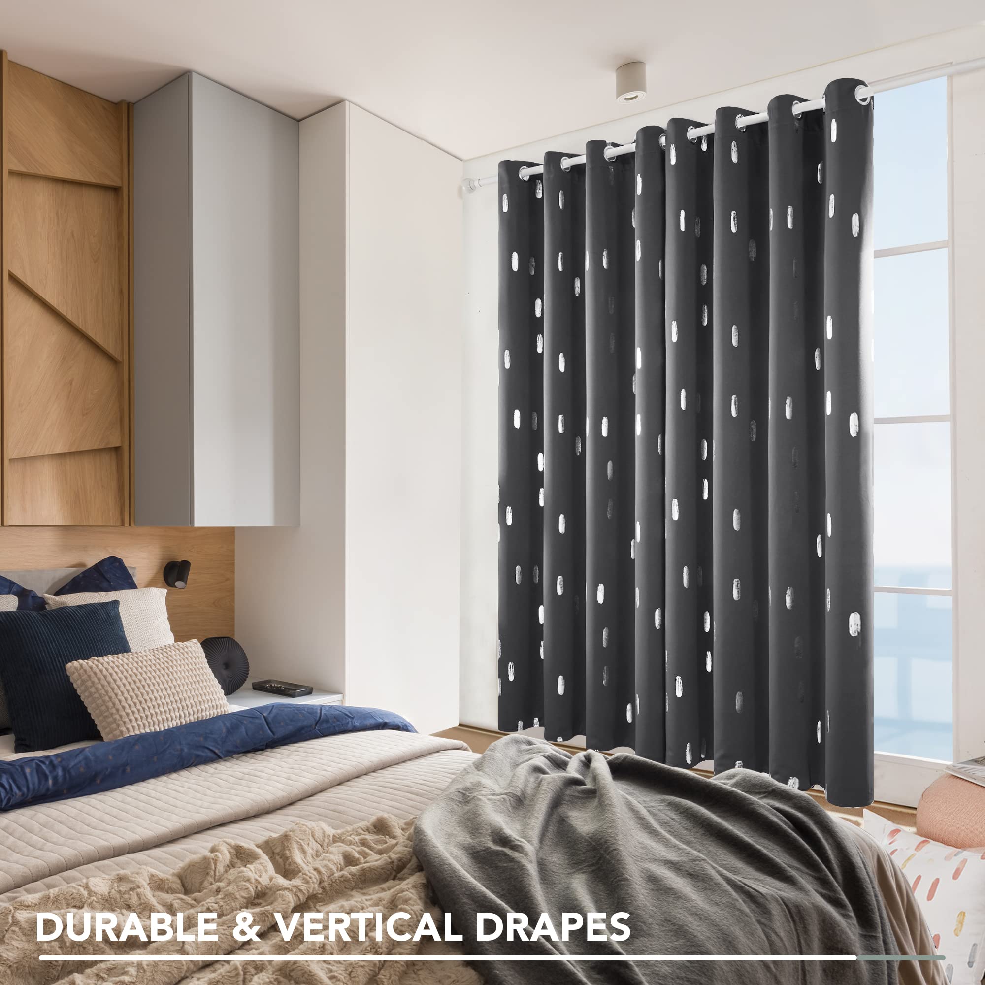 Geometric Blackout Curtains, 2 Panels