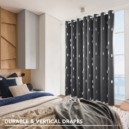 Geometric Blackout Curtains, 2 Panels