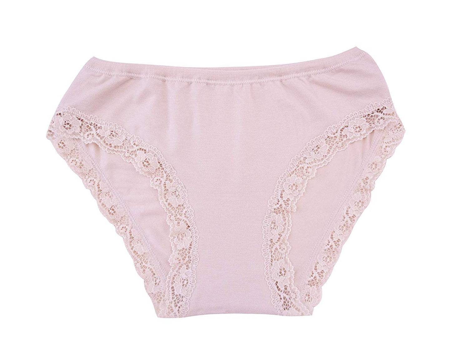 EGI Luxury Modal Women's Lace-Trimmed Briefs Panties. Proudly Made in Italy.(1125)