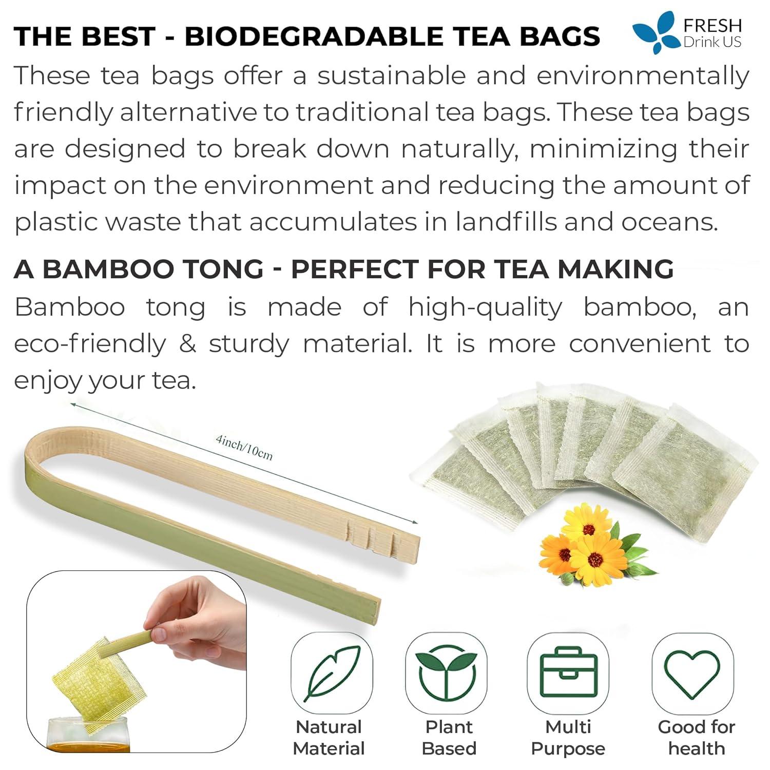 Premium Ginger Tea Bags, 100% Natural & Pure from Ginger Roots, Ginger Tea, Ginger Herbal Tea. Ginger Tea. No Sugar, No Caffeine, No Gluten, Vegan.